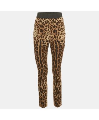 Women's Animal Printed Silk Pants