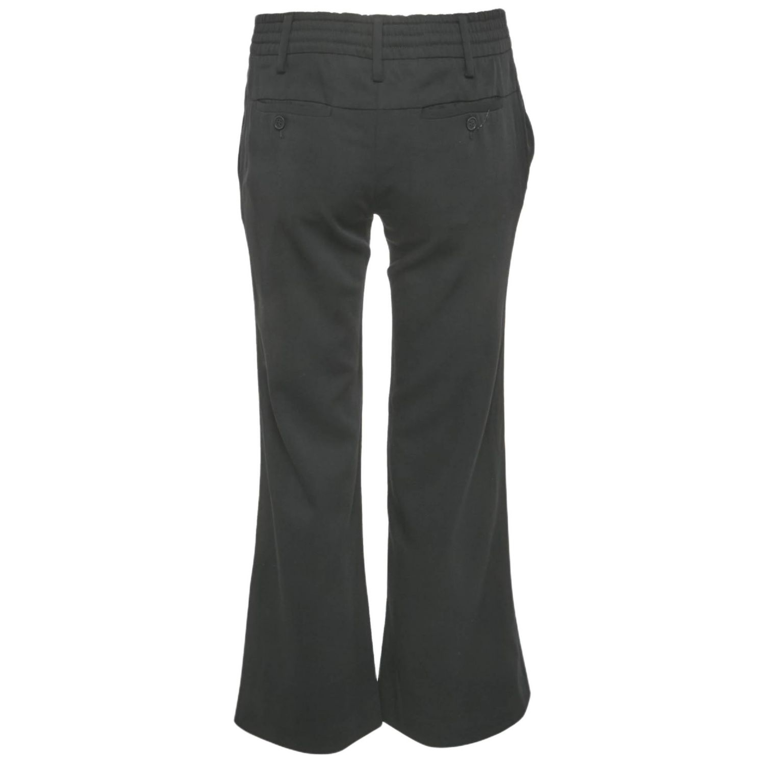 Women's Deluxe Black Cotton Studded Pako Trousers
