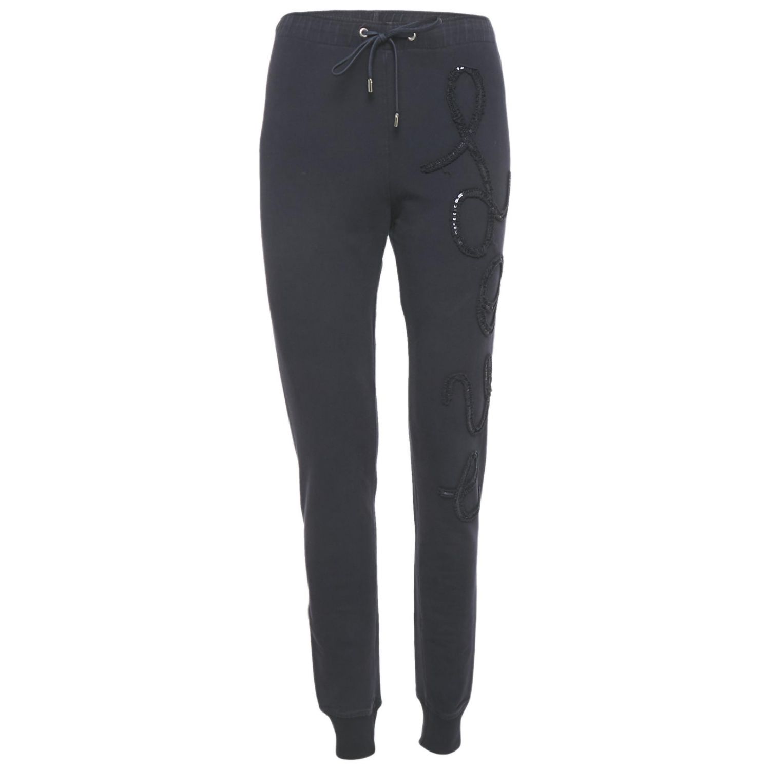 Women's Love Applique Cotton Knit Sweat Pants