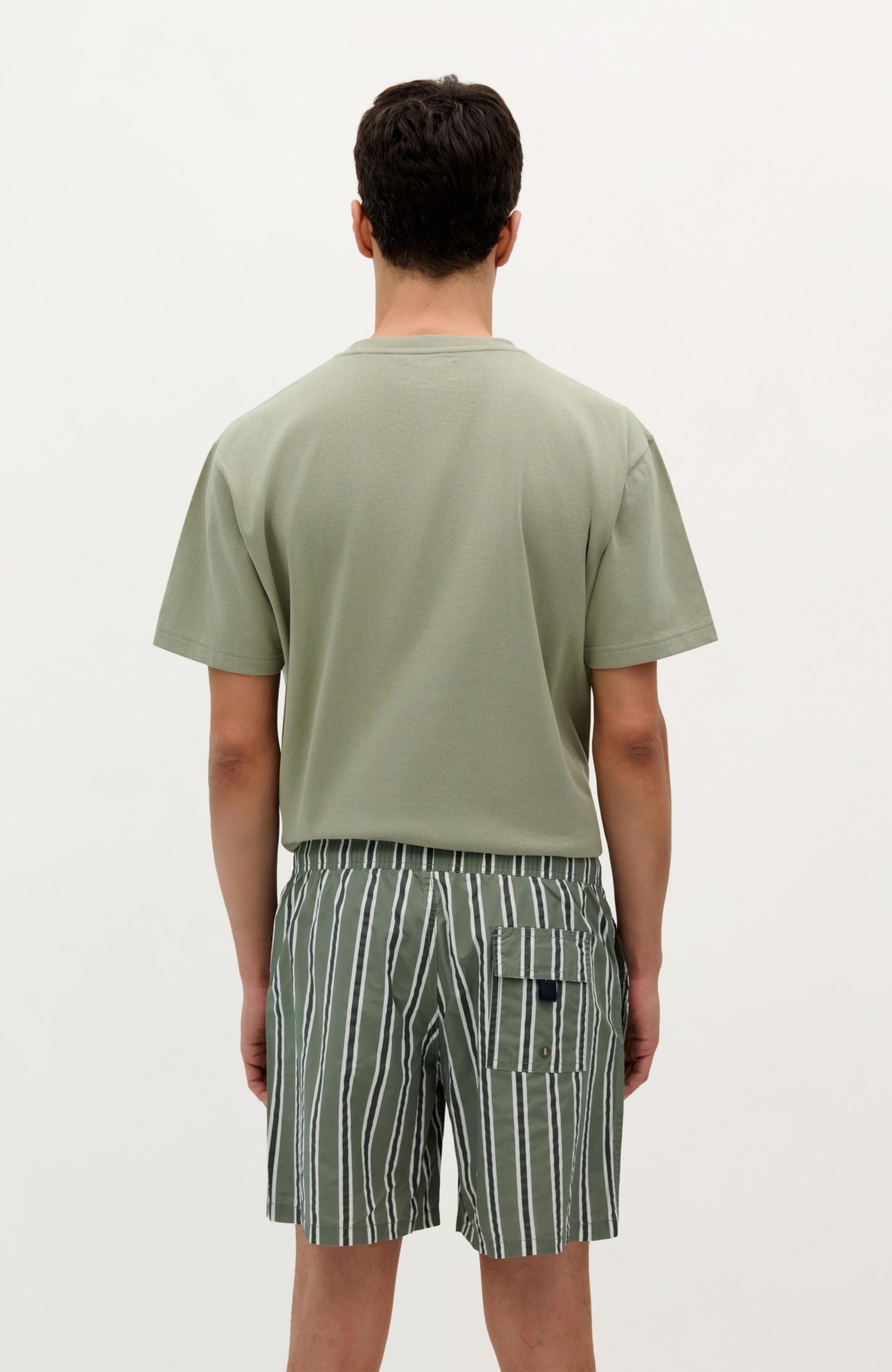 Плавки Stripes для мужчин — Scalpers, цвет: Зелёный — фото 2