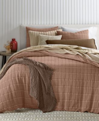 Textured Check 3-Pc. Comforter Set, Full/Queen, Exclusively for Macy's