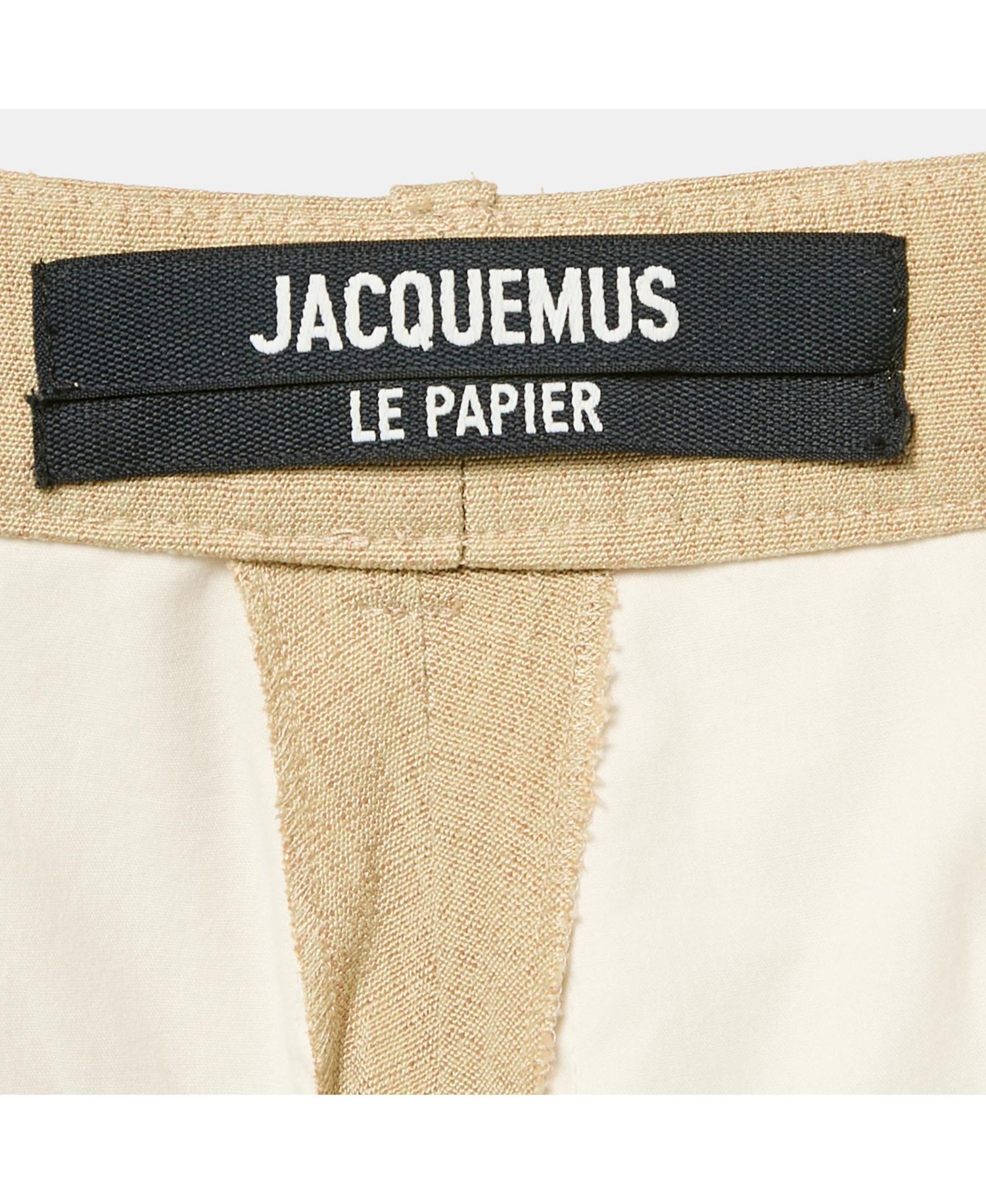 Women's Silk Blend High Rise Le Papier Trousers