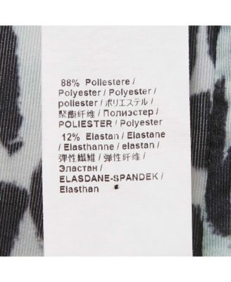 Women's Green Animal Print Jersey Leggings