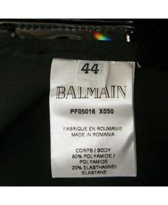 Women's Black Iridescent Nylon Pants