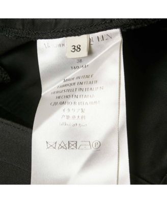 Women's Cotton And Silk Lace Trim Wide Leg Trousers