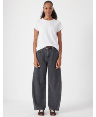 Women's Bree Horseshoe Barrel Leg Jeans