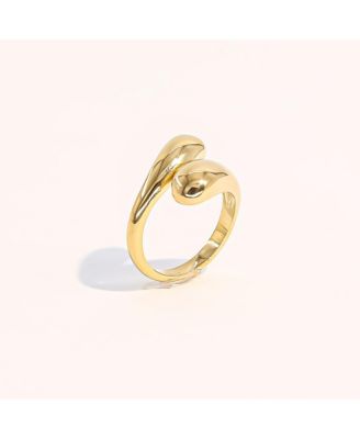 Adjustable Fashion Stainless Steel Ring - Silver