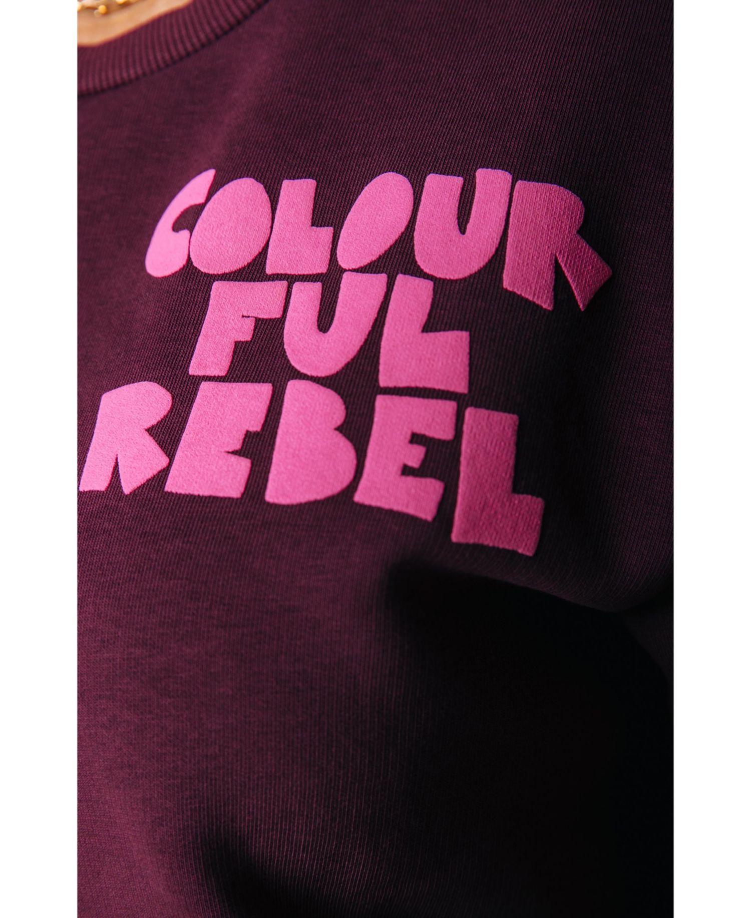 Women's Logo Wave Puff Relaxed Sweat Port Red