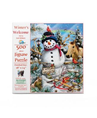 Winter's Welcome 500 piece Jigsaw Puzzle for Adults Christmas