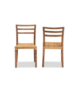 Arthur 2-Pc. Wood Mid-Century Dining Chair Set