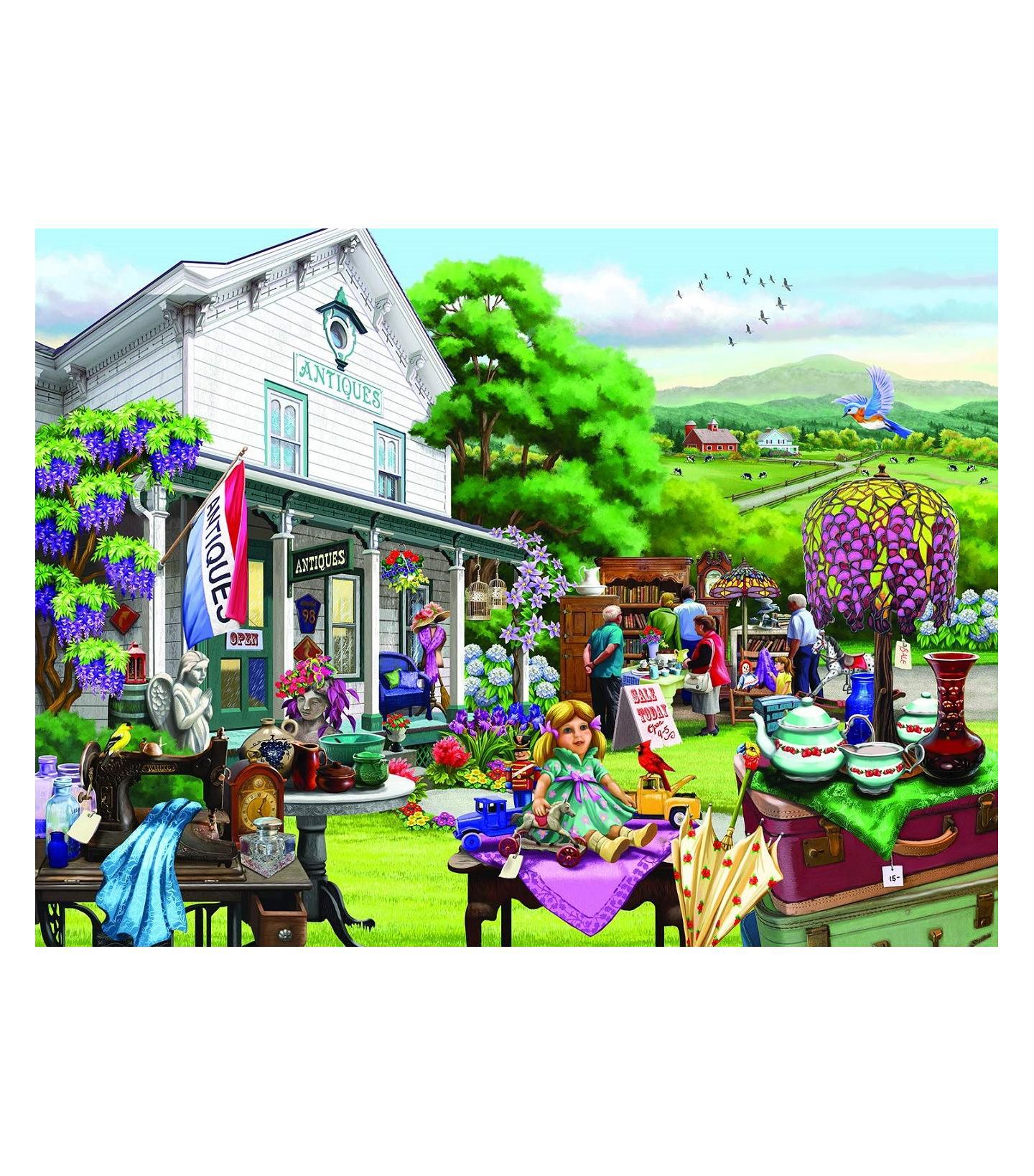 Детский пазл SunsOut Gone Antique-ing 1000 piece Jigsaw Puzzle for Adults — фото 3