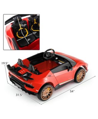 24V Kids Ride On Lamborghini Car Two Seater Electric Vehicle With Remote Control