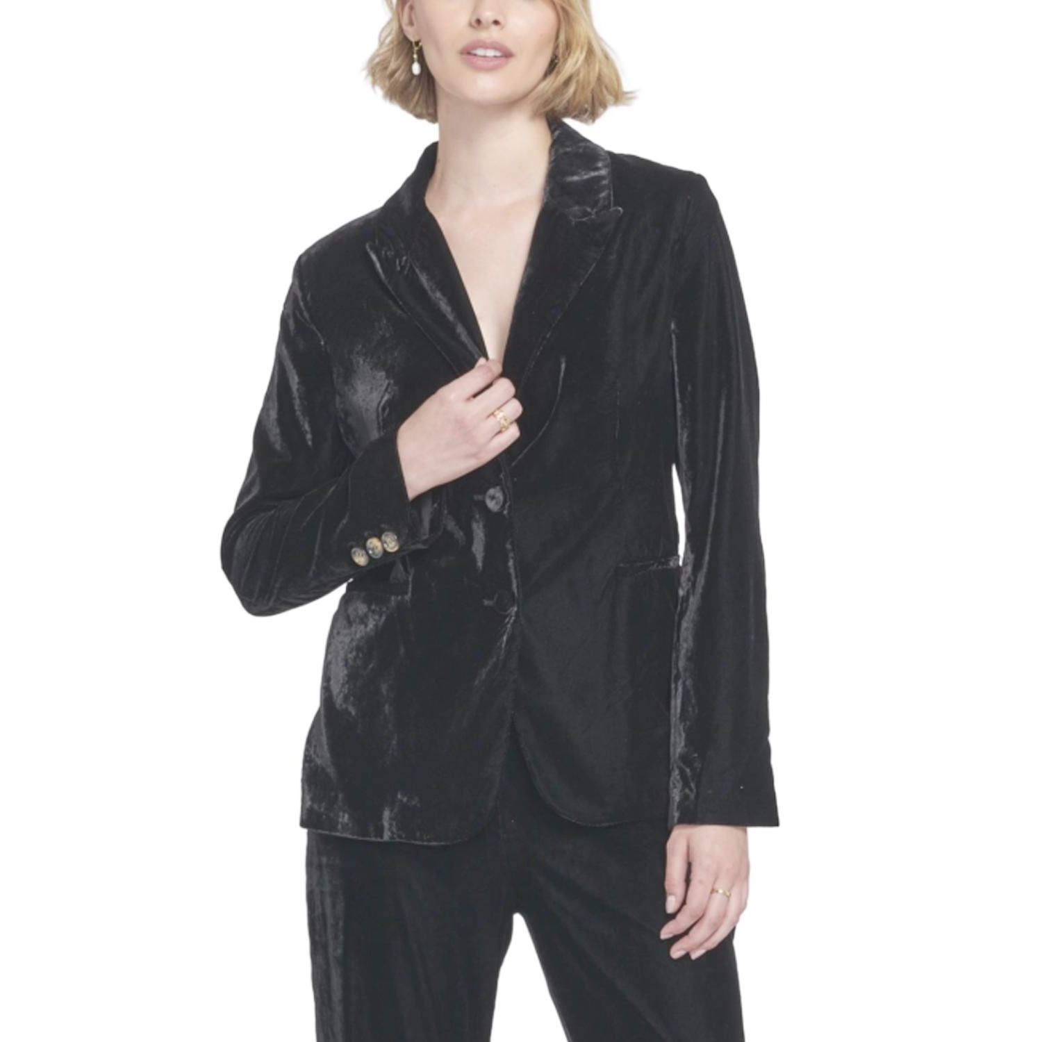 Women's Velvet Blazer