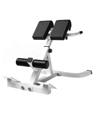 Hyperextension Bench, 4-in-1 Roman Chair for Back & Core Training, 7-Level Adjustable, Home Gym Strength Trainer