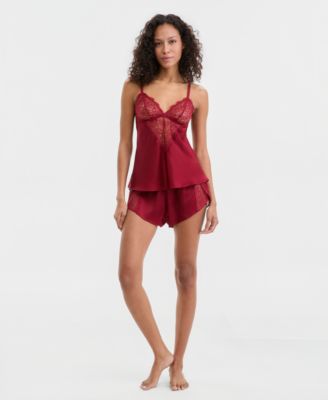 Women's It's On Lace Cami & Shorty