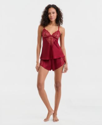 b.tempt'd by Wacoal Women's It's On Lace Cami & Shorty - Macy's