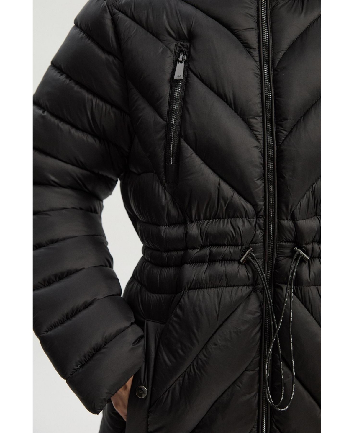 Karen Millen Women's Lightweight Packable Maxi Coat