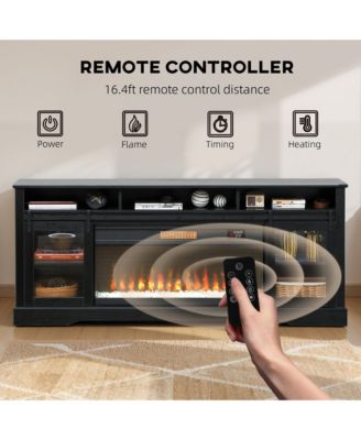 Modern Electric Fireplace TV Sd for TVs Up to 80 Inches,