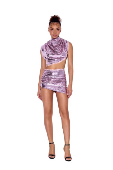 Женский топ Luna B Jupiter High Neck Sleeveless Crop