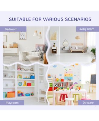 Cubby for Kids with Comfy Lounge Chair and Large Cube Shelves