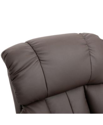 Massage Recliner Chair, Footrest, 360 Swivel Lounger w/ Ottoman,