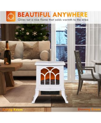 Living Room Electric Fireplace Stove Heater, 750W/1500W,