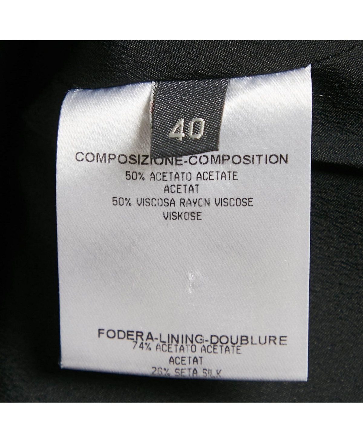 Pre-Owned Alexander Mcqueen Women's Black Crepe V-Neck Midi Dress