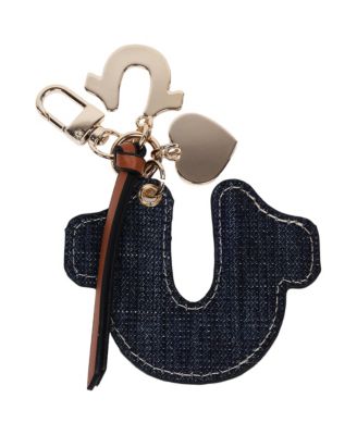 Denim Horseshoe Bag Charm