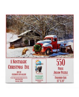 A Nostalgic Christmas Eve 550 piece Jigsaw Puzzle for Adults Christmas