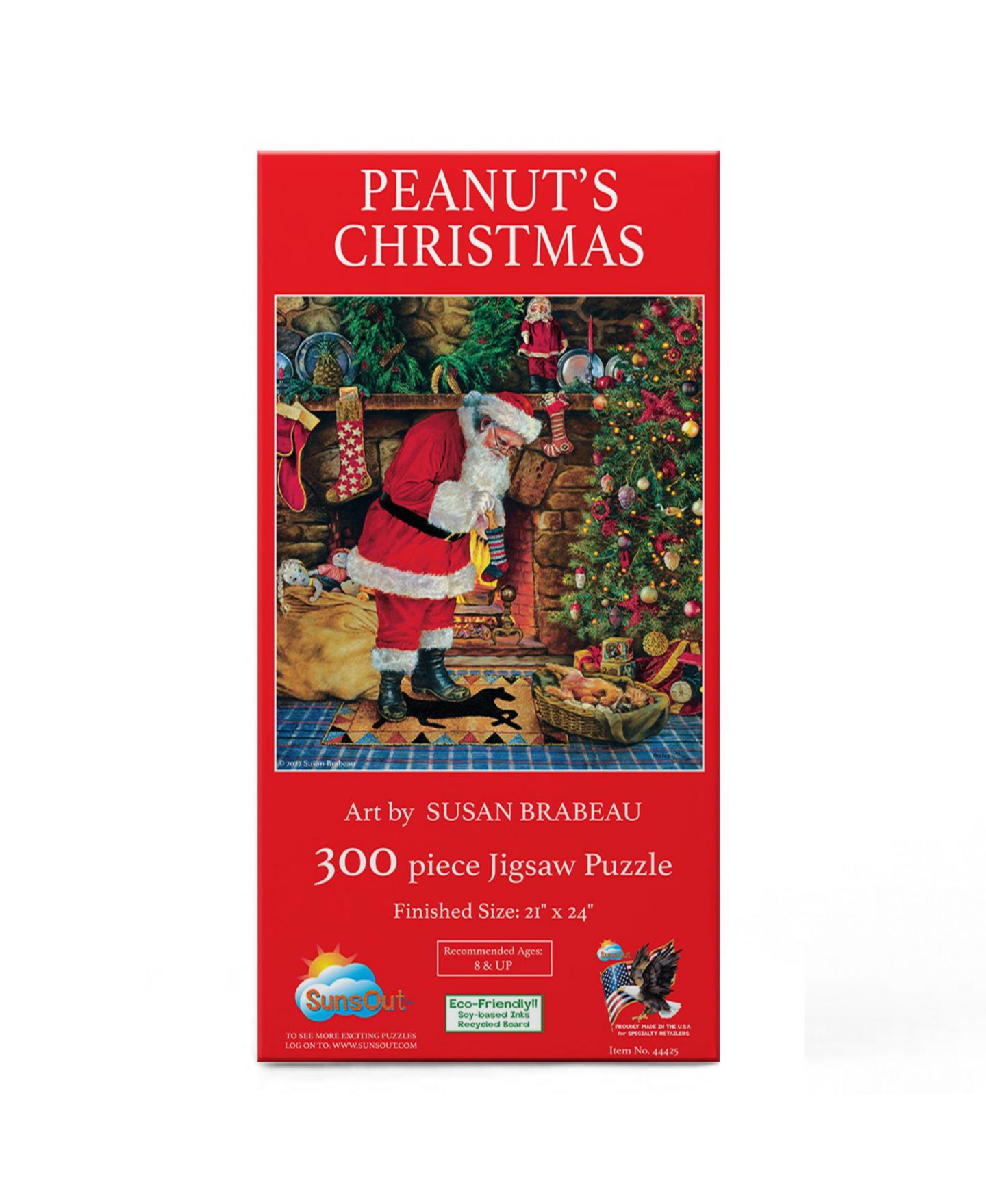 Детский пазл SunsOut Peanut's Christmas 300 Piece Jigsaw Puzzle, от 15 лет — фото 2