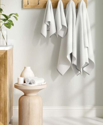 Quick-Dry Cotton Decorative Border 6 Piece Towel Set