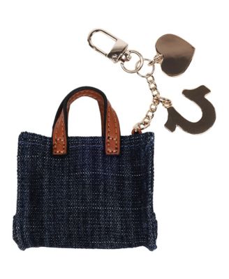 Mini Denim Tote Bag Charm