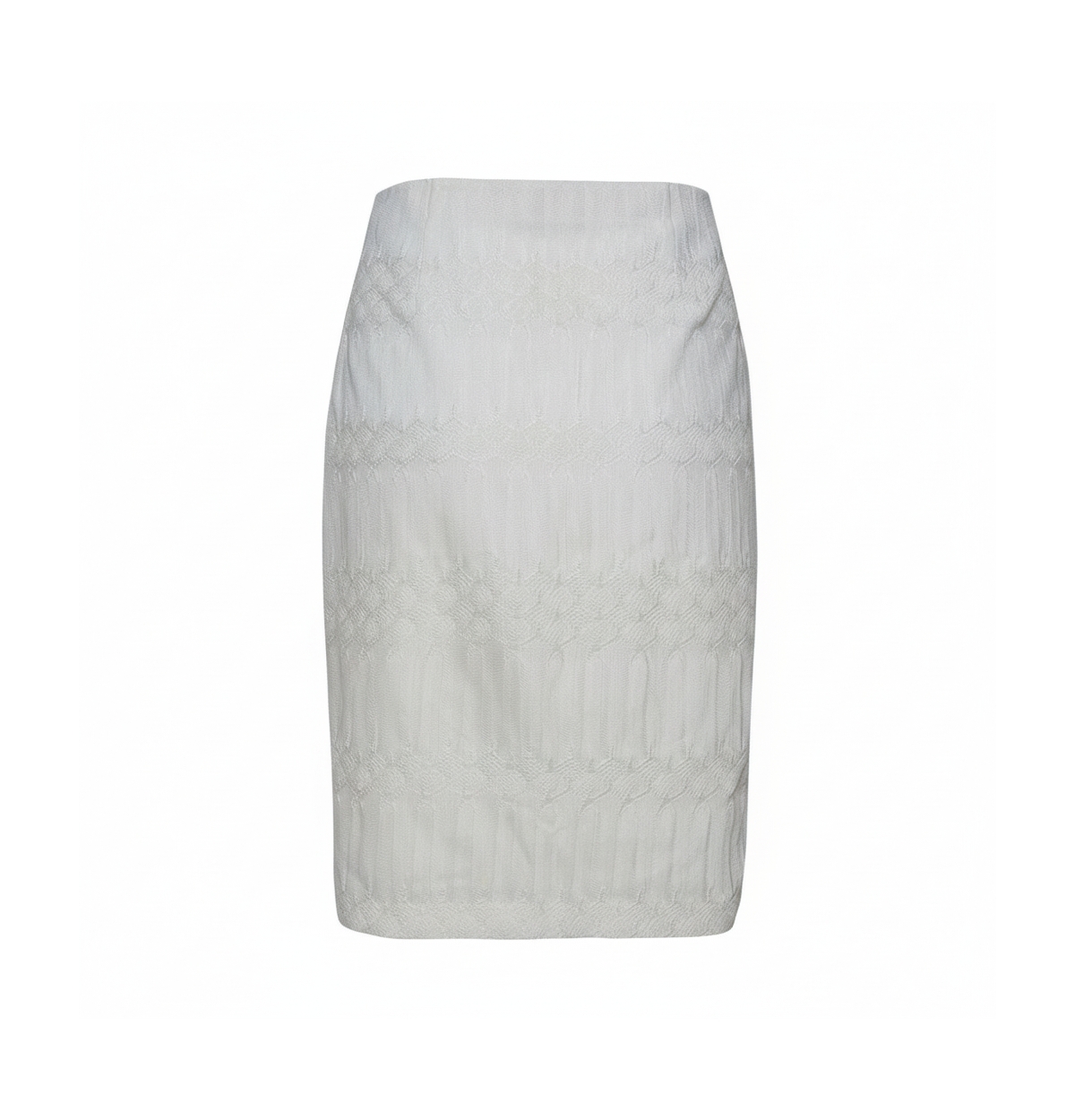 Pre-Owned Missoni Women's Cream Lace Mini Skirt