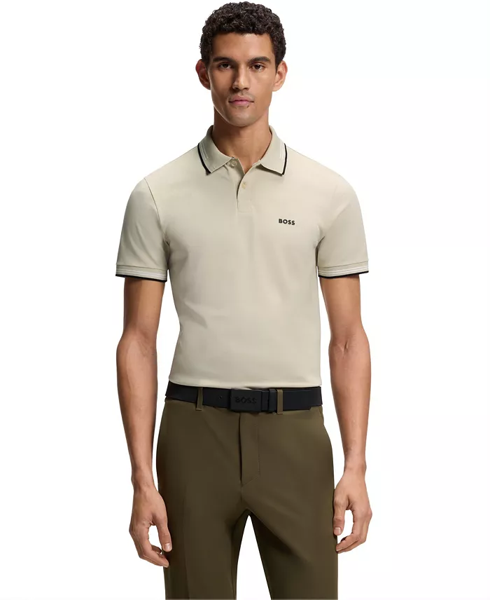 Men's Stretch-Cotton Slim-Fit Paul Polo Shirt - thumbnail 8