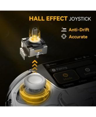 One Wireless Gaming Controller with Interactive Screen for Switch, Switch 2, PC, Android and iOS with Charging Dock