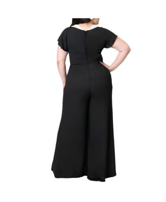 Plus Size Wide Leg Jumpsuit