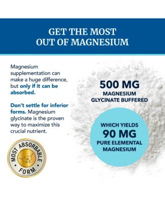 Magnesium Bisglycinate (500mg) Capsules, 120ct