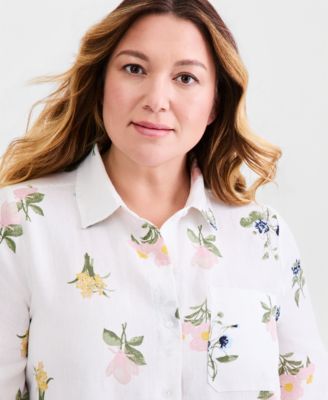 Plus Size Collared Flounce Dress