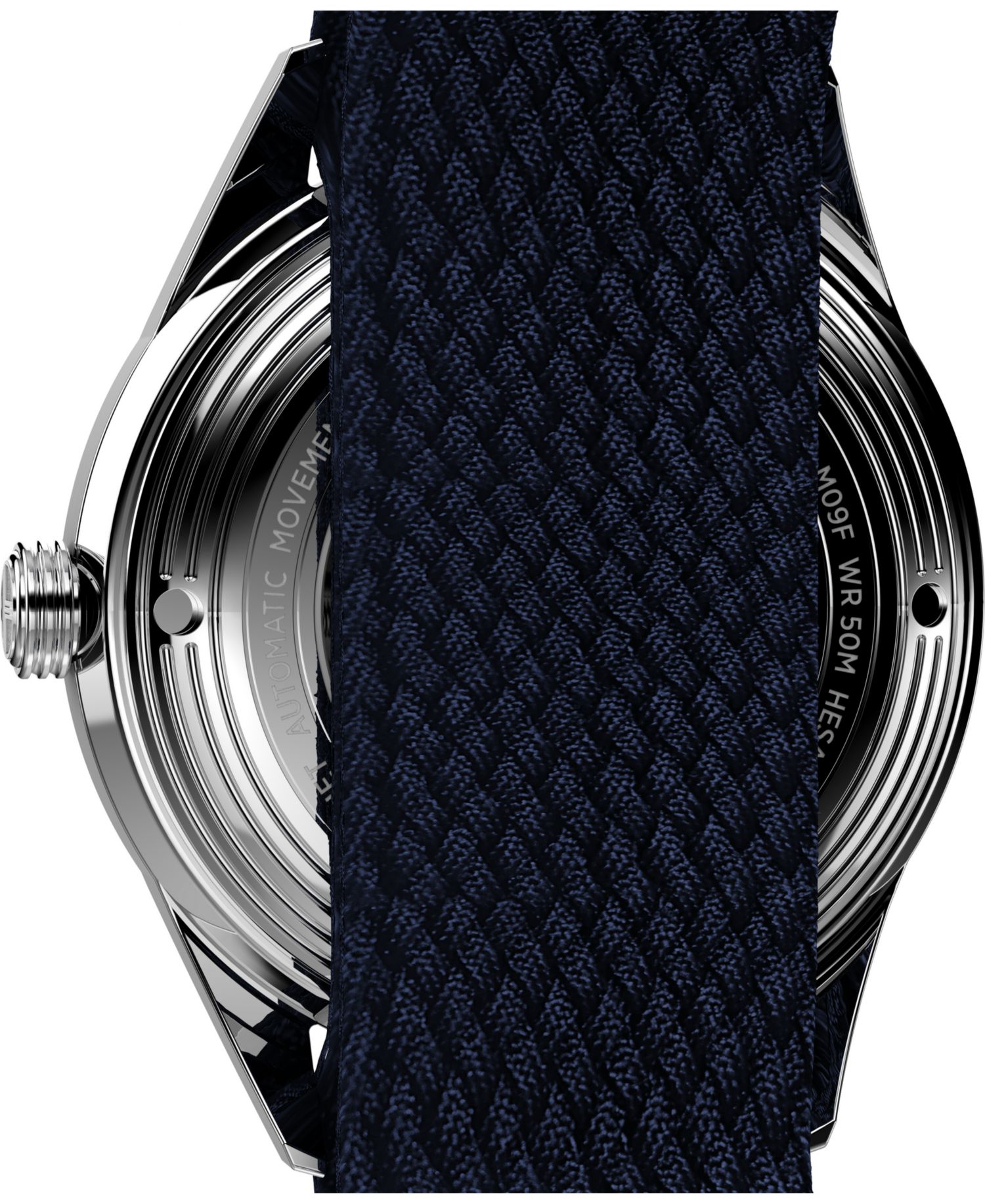 Men's Automatic Blue Fabric Watch, 38mm