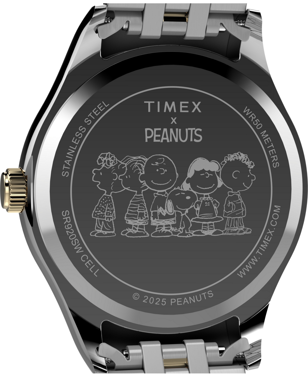 Timex Women's Quartz Analog Two-Tone Stainless Steel Watch, 34mm