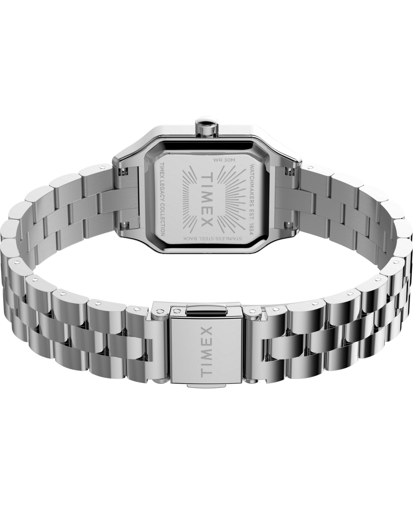 Женские часы Timex Quartz Analog Silver-Tone Stainless Steel, 23mm — фото 5