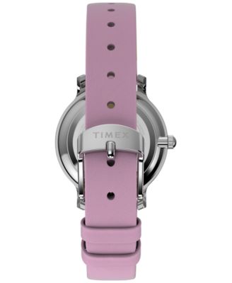 Women's Quartz Analog Purple Leather Watch, 31mm