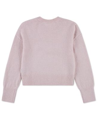 Girls' Sparkle Crew Sweater