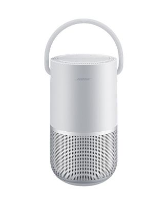 Portable Home Speaker, Luxe Silver - With Bose Charging Cradle for Home Speaker, Luxe Silver