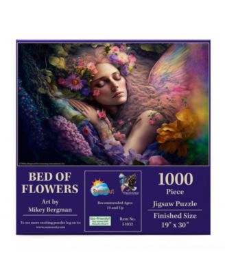 Bed of Flowers 1000 piece Jigsaw Puzzle for Adults