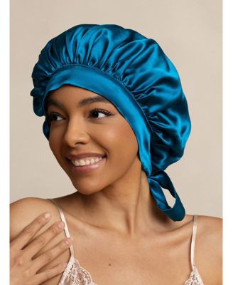 Women's Mulberry Silk Bonnet with Long Ribbons