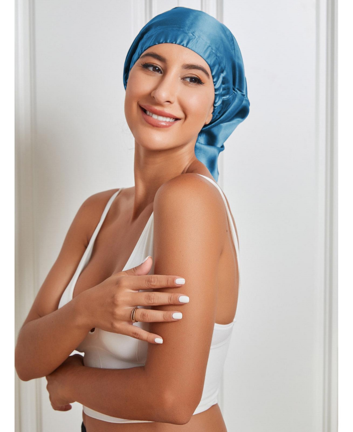 SilkSilky Pure Silk Elasticated Bonnet