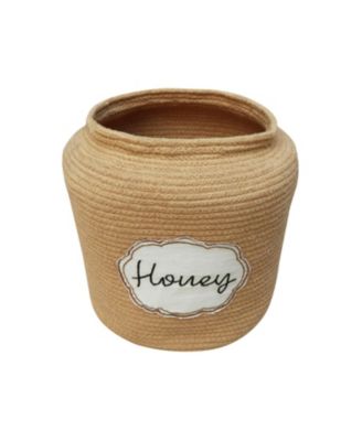 Basket Honey Pot