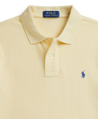 Big Boys Classic Fit Cotton Mesh Polo Shirt