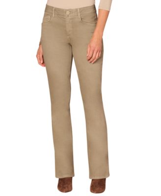 Petite "Ab" Solution Mid Rise Bootcut Pants